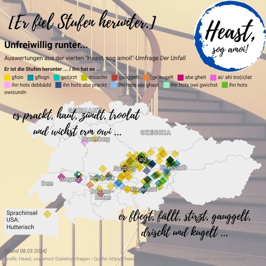 Unfreiwillig owi: er fällt & fliegt  … ihn hauts & prackts …